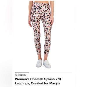 ID Ideology Women’s 7/8 Cheetah Splash Leggings